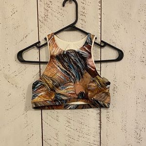 Halter top sports bra